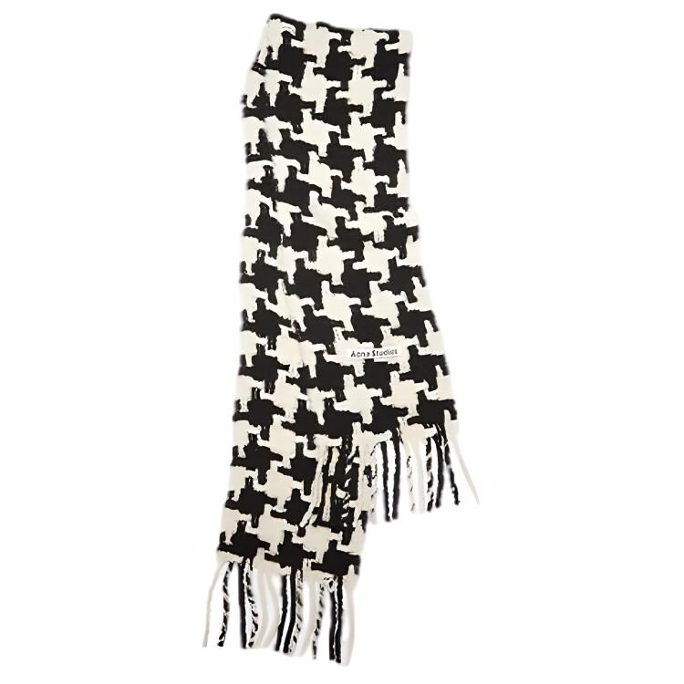 【代購】Acne Studios Houndstooth Scarf CA0153-AL4