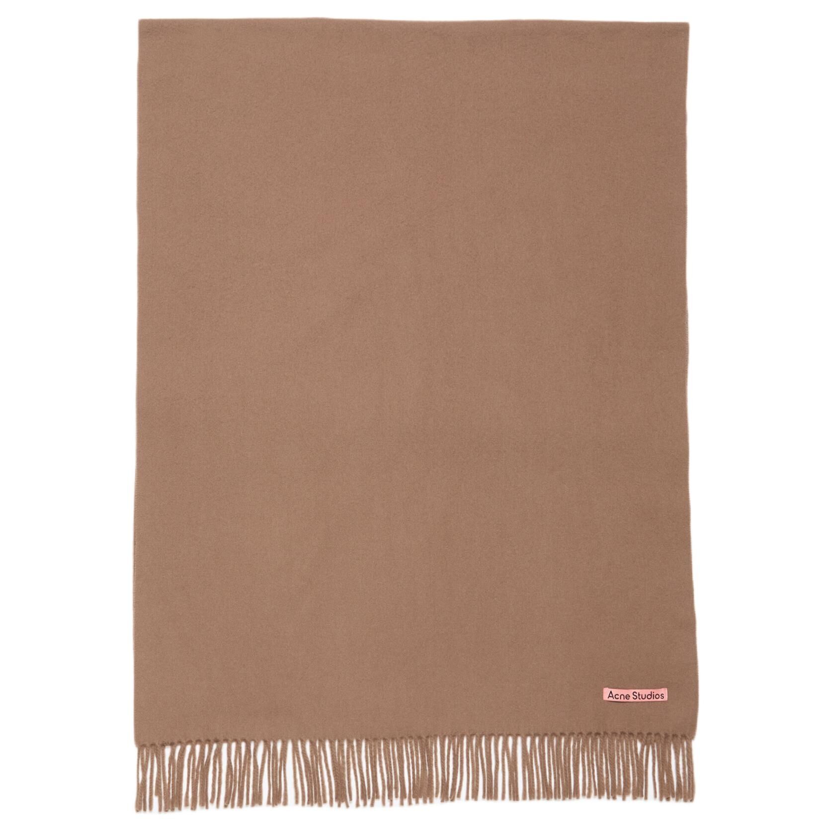 【代購】Acne Studios Logo Patch Fringed Scarf CA021059C