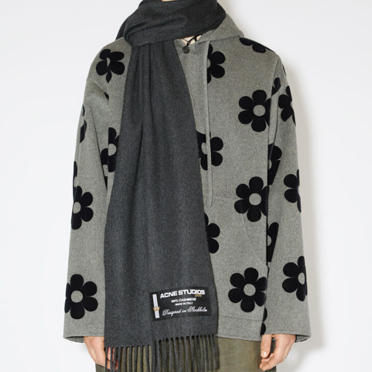 【代購】Acne Studios Knit Scarves Women's Gray CA0282AA2