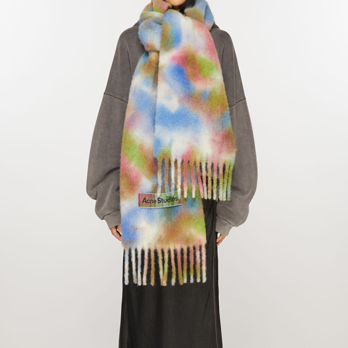 【代購】Acne Studios Tie dye Brushed Scarf CA0284-BHM