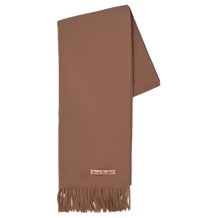 【代購】Acne Studios Wool Knit Scarves Unisex Brown CA0210-59C000