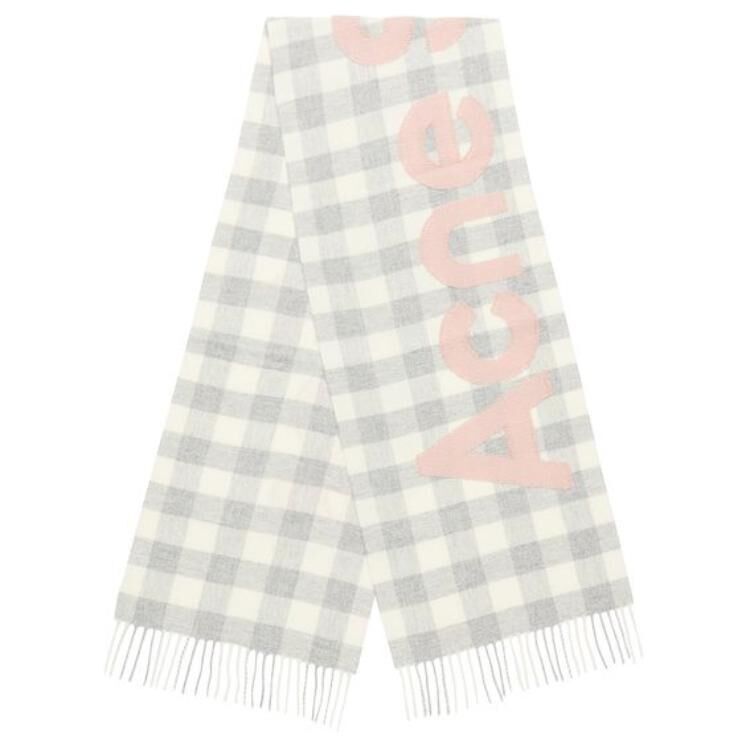 【代購】Acne Studios Logo Detailed Checkered Scarf CA0262ANS