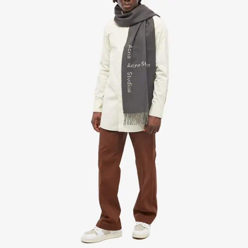 【代購】Acne Studios Knit Scarves Women's Gray CA0202-Z79