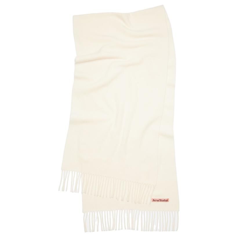 【代購】Acne Studios logo-patch wool scarf CA0210-AEI