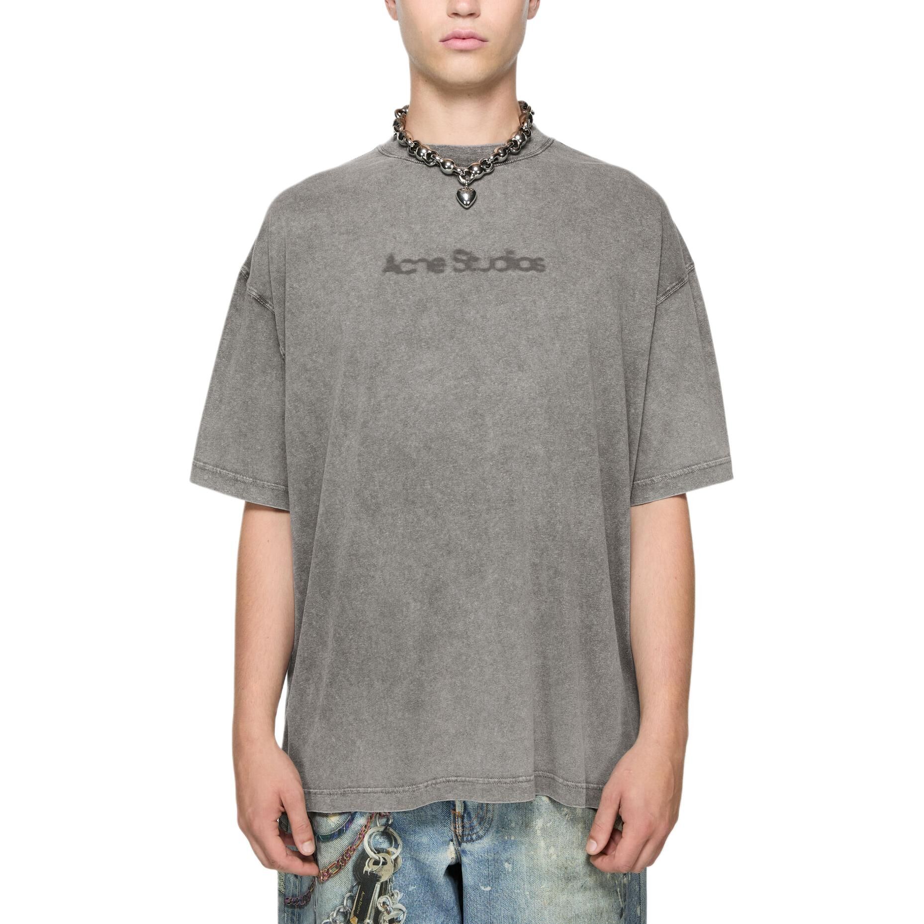 【代購】Acne Studios T Shirt Unisex Light Gray CL0303-DJO