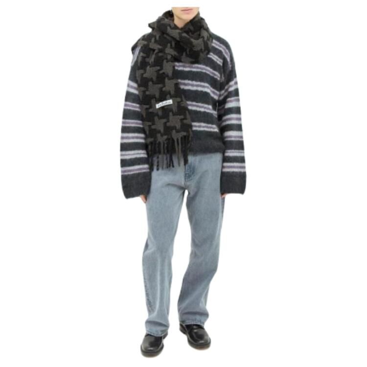 【代購】Acne Studios Logo Patch Knitted Scarf CA0153AIK