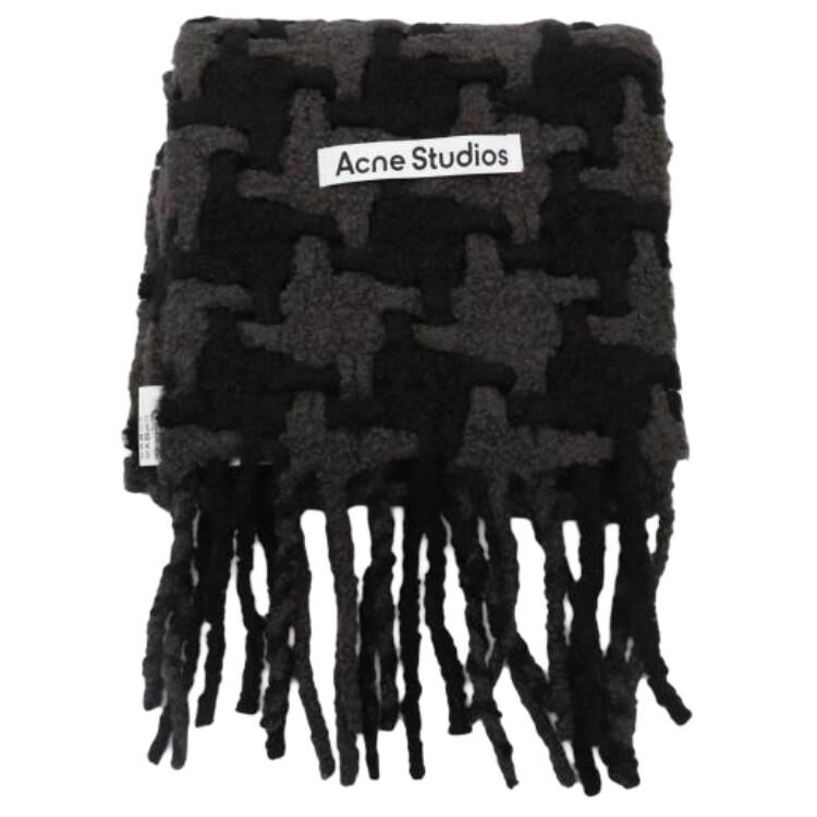 【代購】Acne Studios Logo Patch Knitted Scarf CA0153AIK