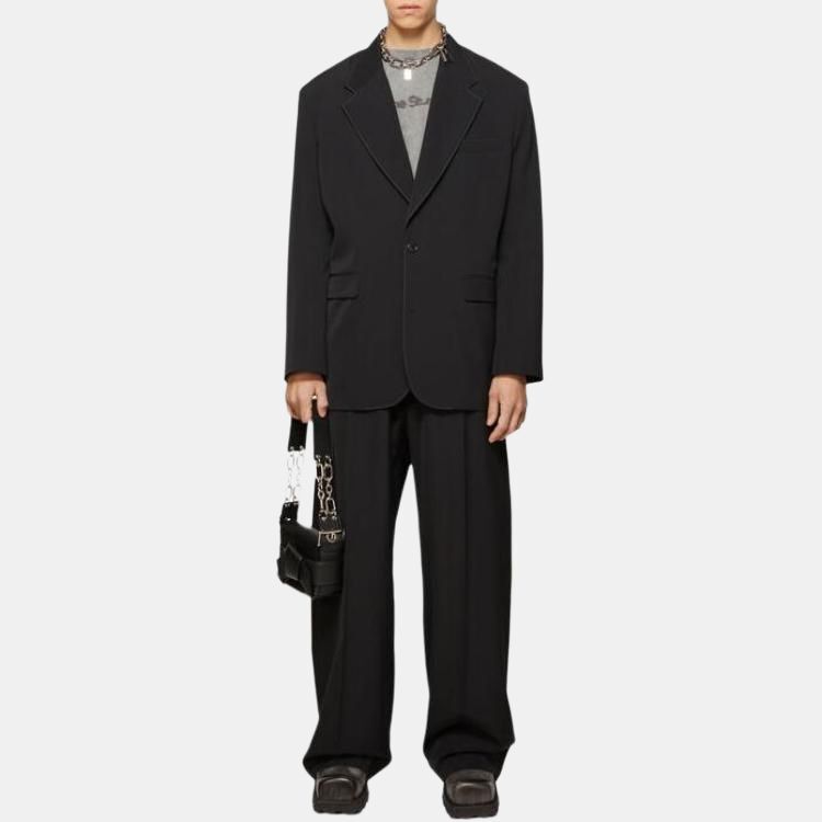 【代購】Acne Studios Contrast stitching Blazer BH0209-900
