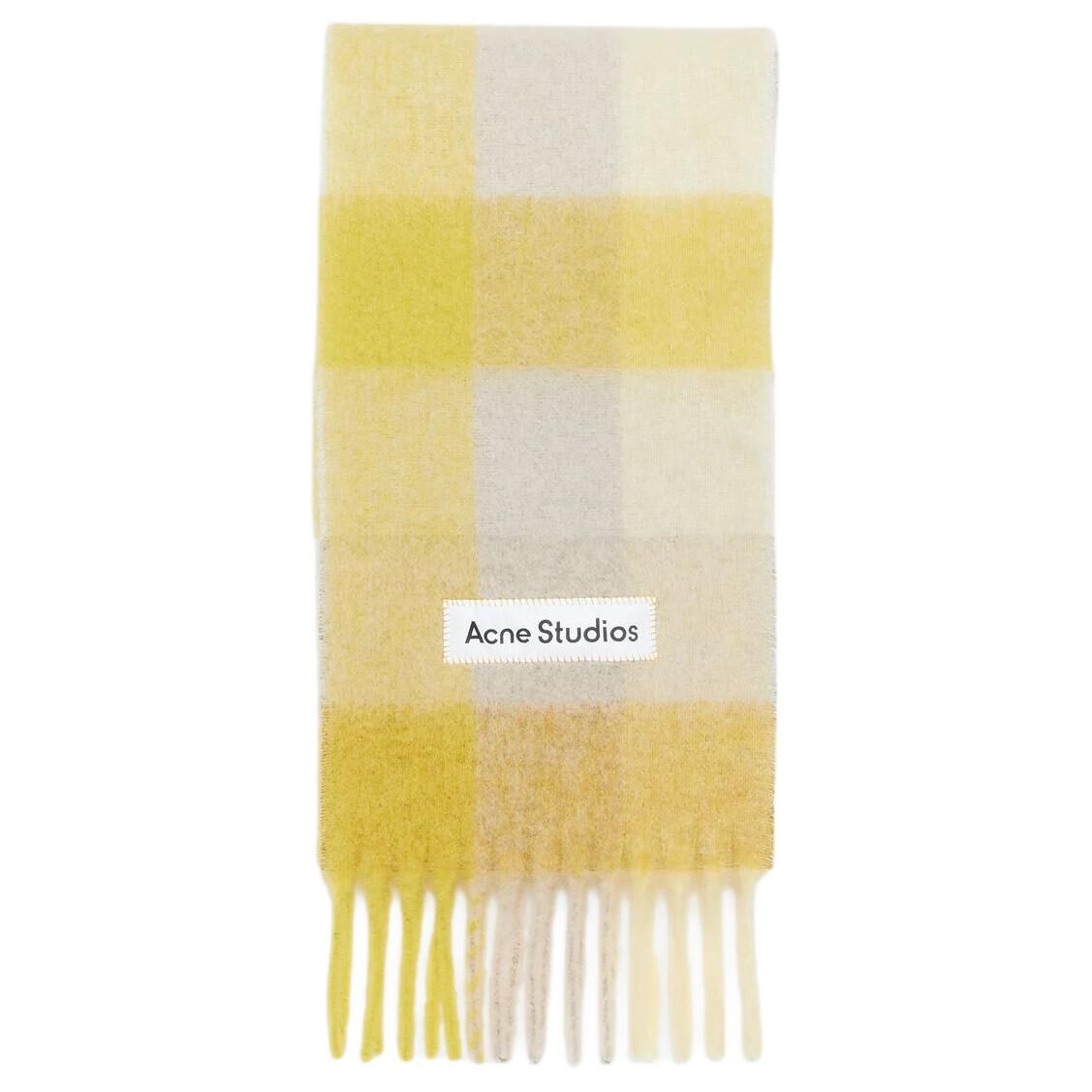 【代購】Acne Studios Checked Fringed-Edge Scarf CA0084-CQX