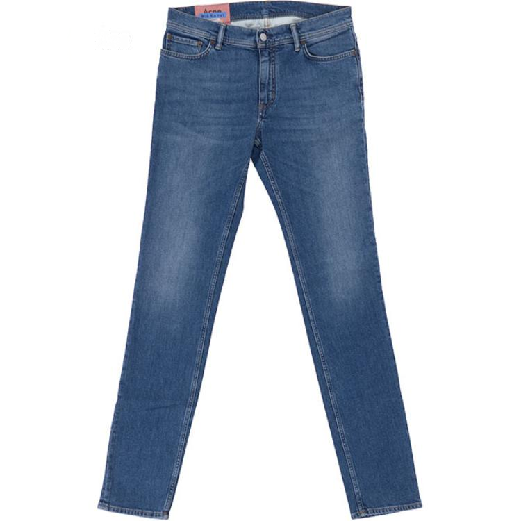 【代購】Acne Studios Jeans Men's Blue Moderate Tapered Pants 30Y176-140