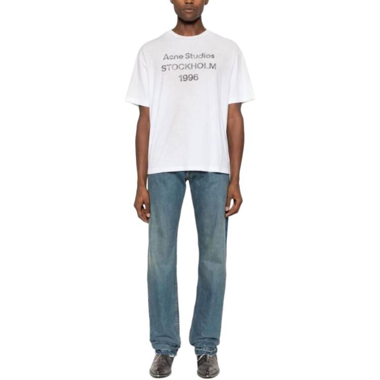 【代購】Acne Studios Logo print T shirt CL0196DU-WHI