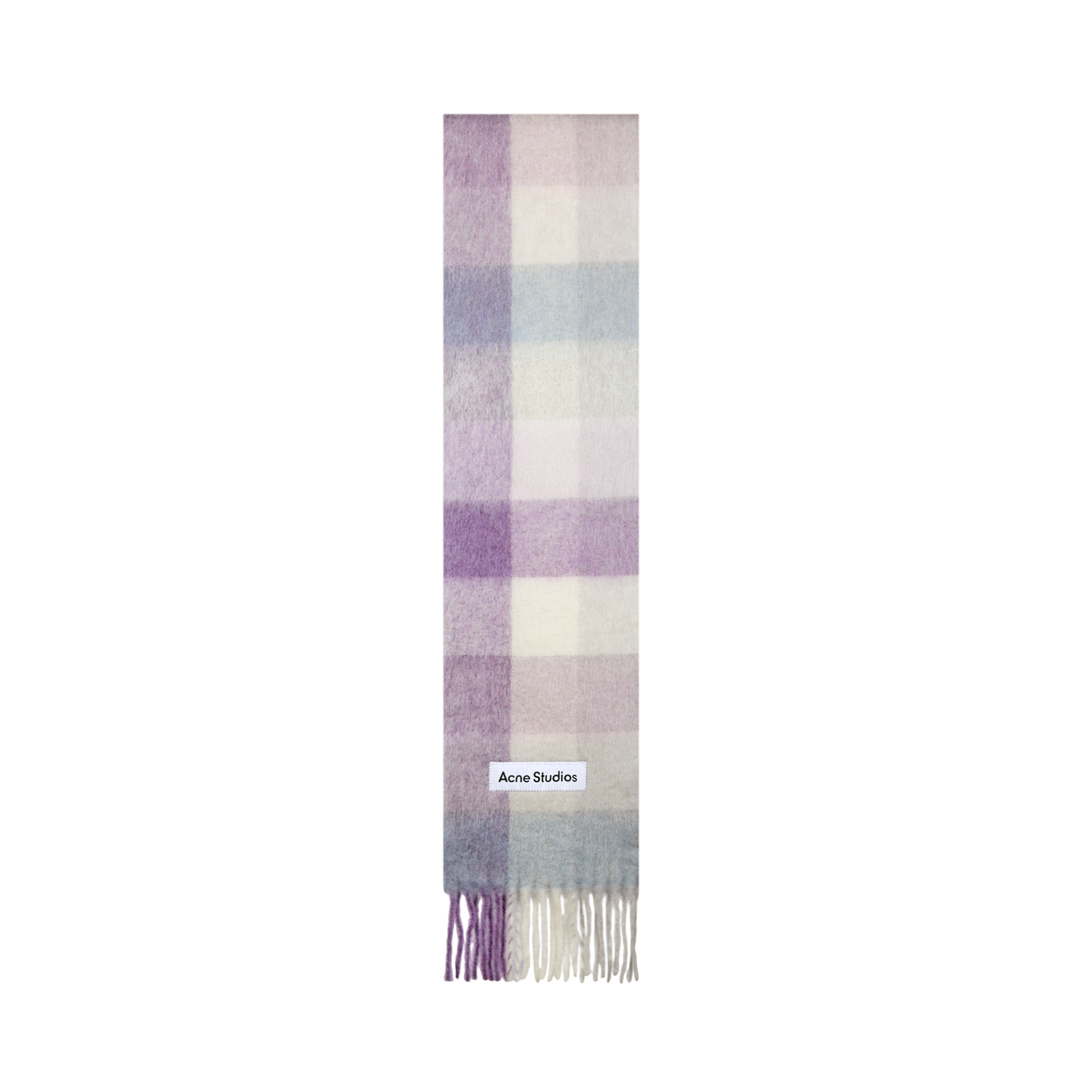 【代購】Acne Studios Checkered Logo Patch Scarf CA0084-AFF