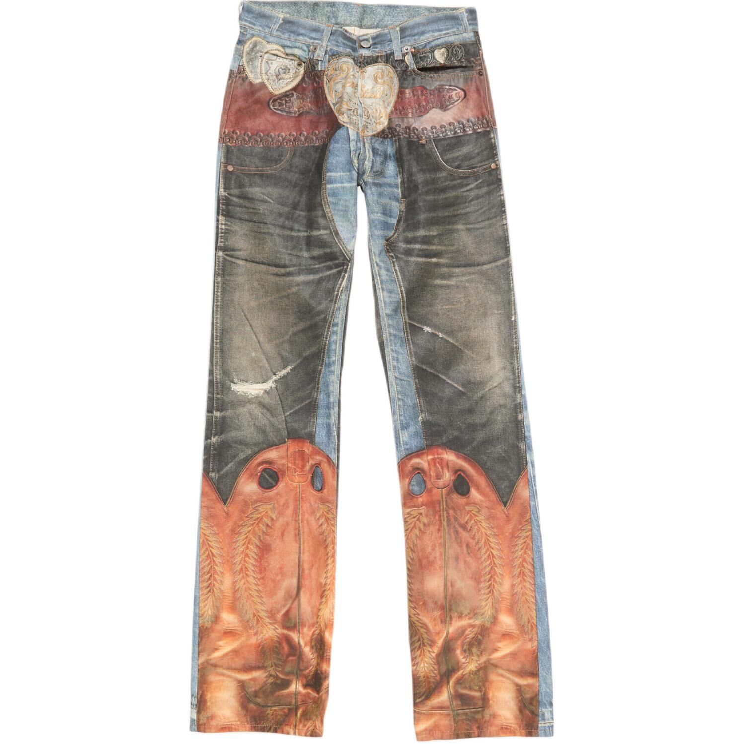 【代購】Acne Studios Trompe Loeil Straight Leg Jeans BK0704-AIL