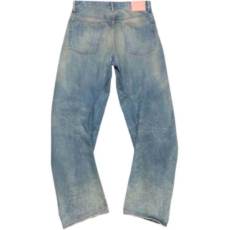 【代購】Acne Studios Jeans Men's Blue Moderate Wide Leg Pants B00428-AUZ