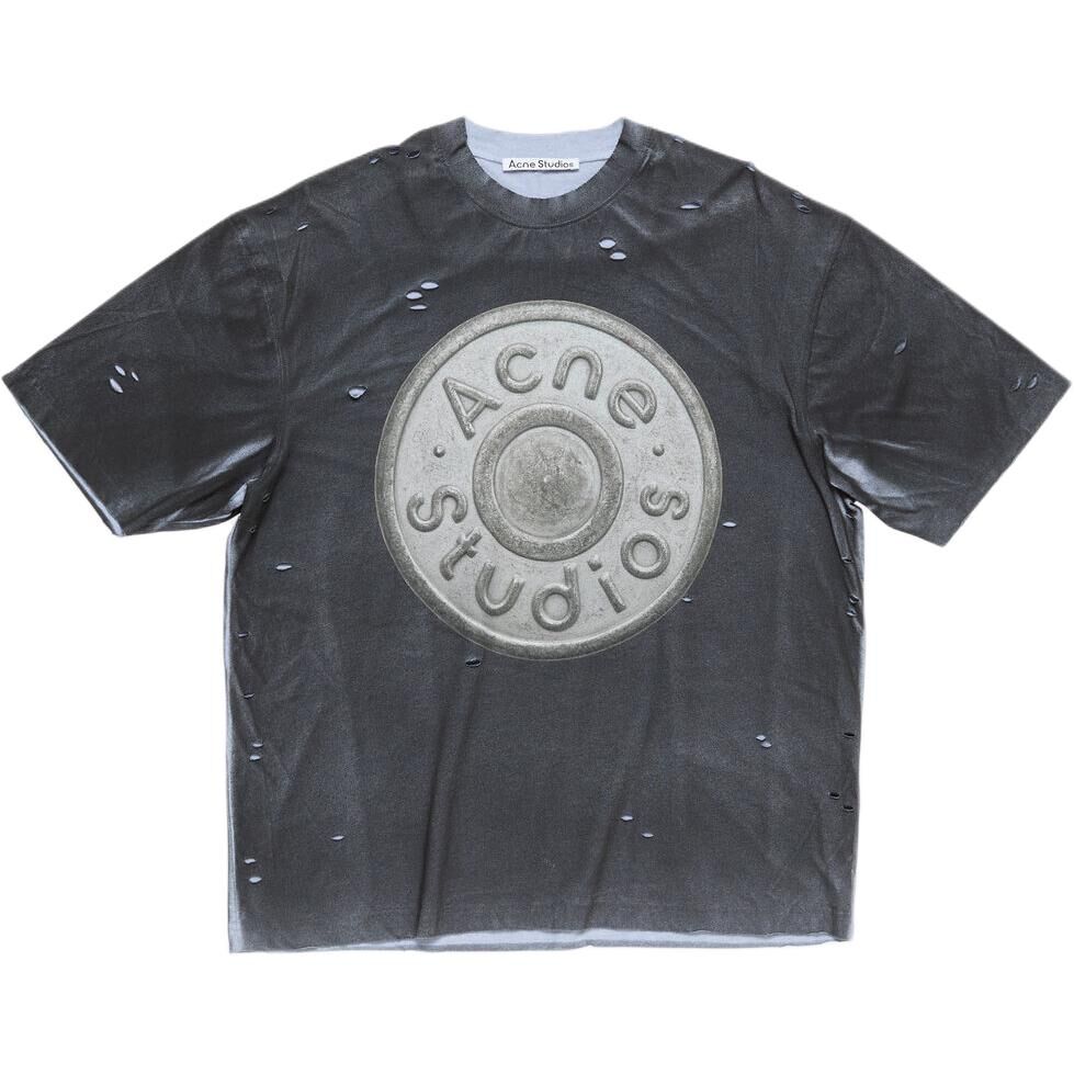 【代購】Acne Studios logo distressed t-shirt CL0362-900