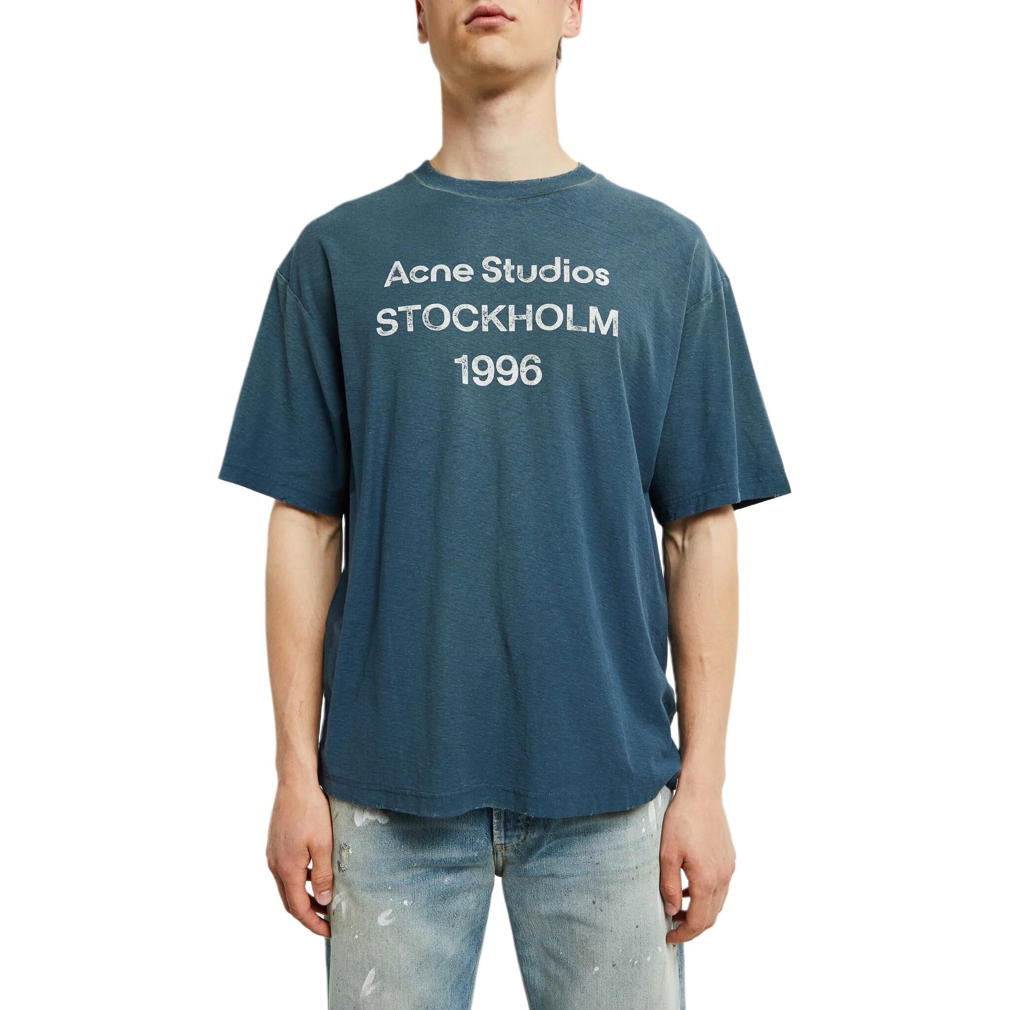 【代購】Acne Studios Logo Printed Crewneck T Shirt CL0196-BPA