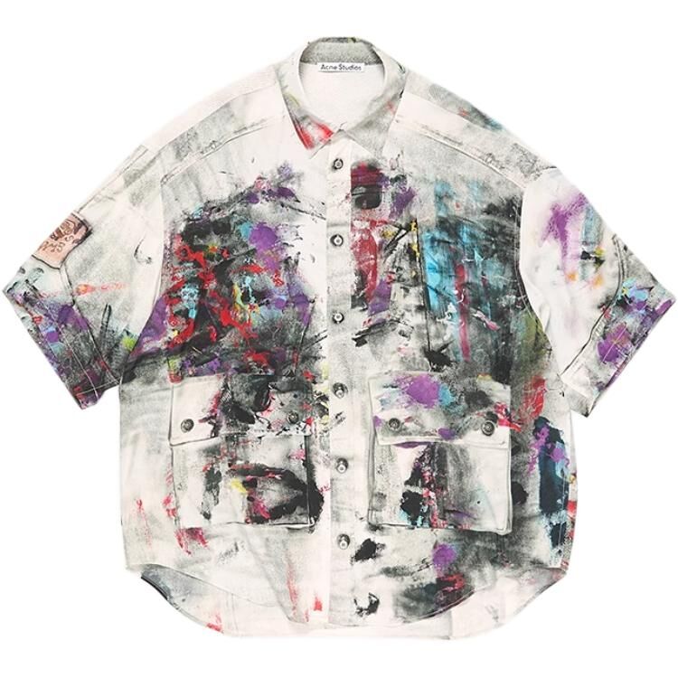 【代購】Acne Studios Printed Button-Down Shirt BB0654-BHO