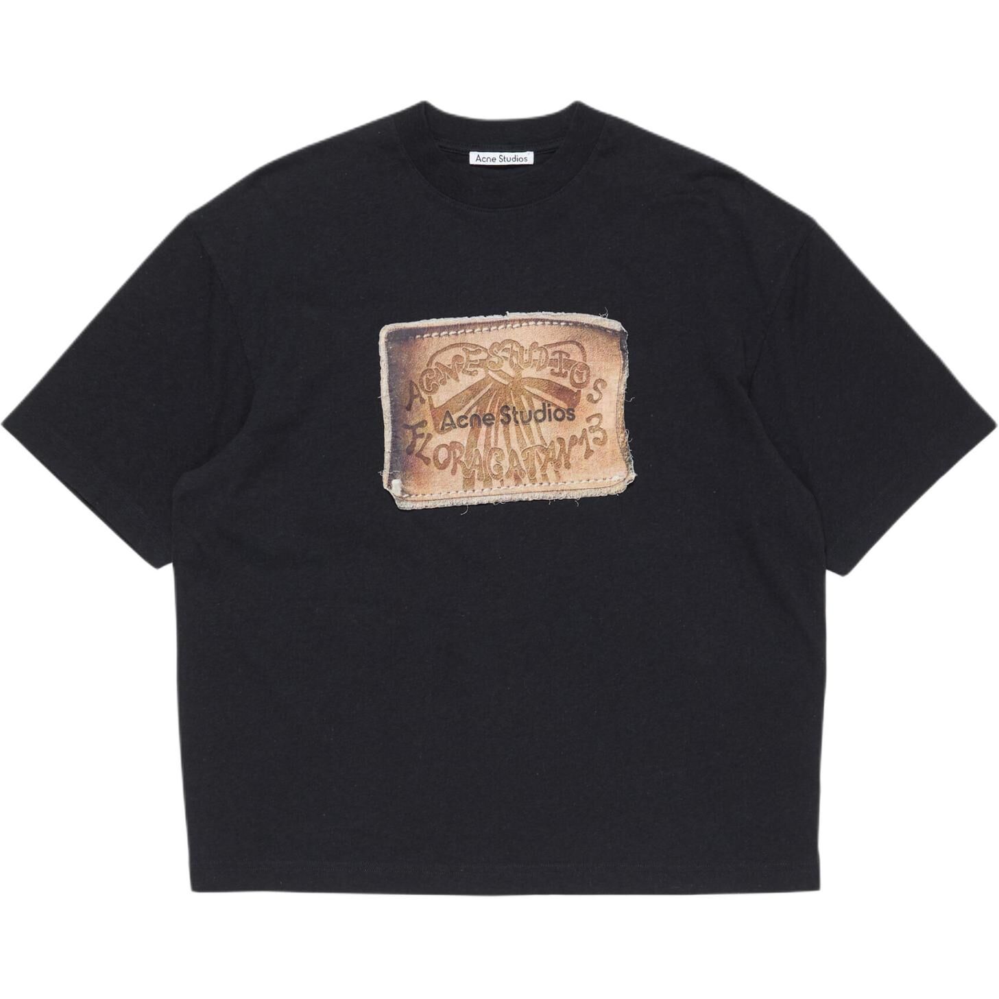 【代購】Acne Studios Logo Detailed Crewneck T-Shirt CL0391-BM0