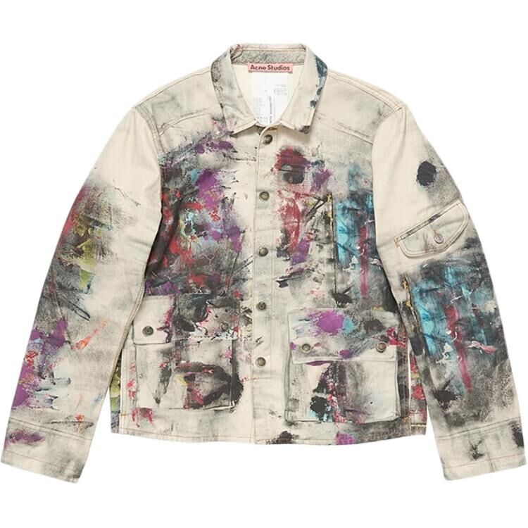 【代購】Acne Studios Trompe L'oeil Print Jacket B90859-AOL