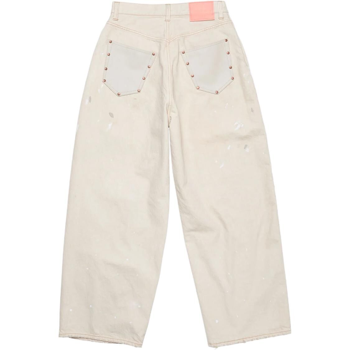 【代購】Acne Studios 2023 logo-patch jeans C00104-100