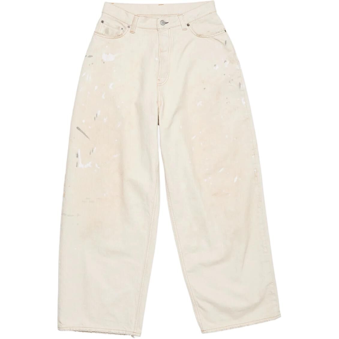 【代購】Acne Studios 2023 logo-patch jeans C00104-100