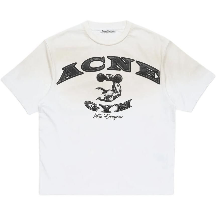 【代購】Acne Studios logo-print T-shirt CL0401-DC6