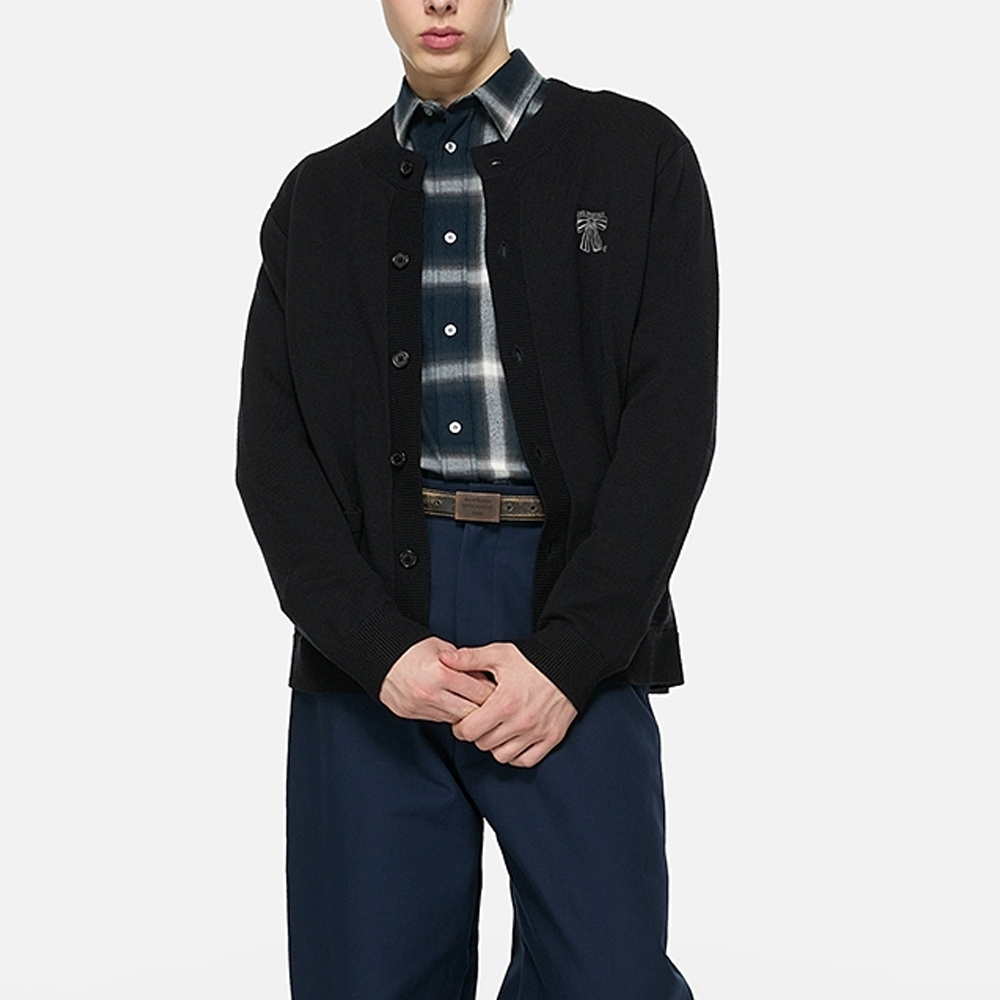 【代購】Acne Studios ribbed button-up cardigan B60385-900