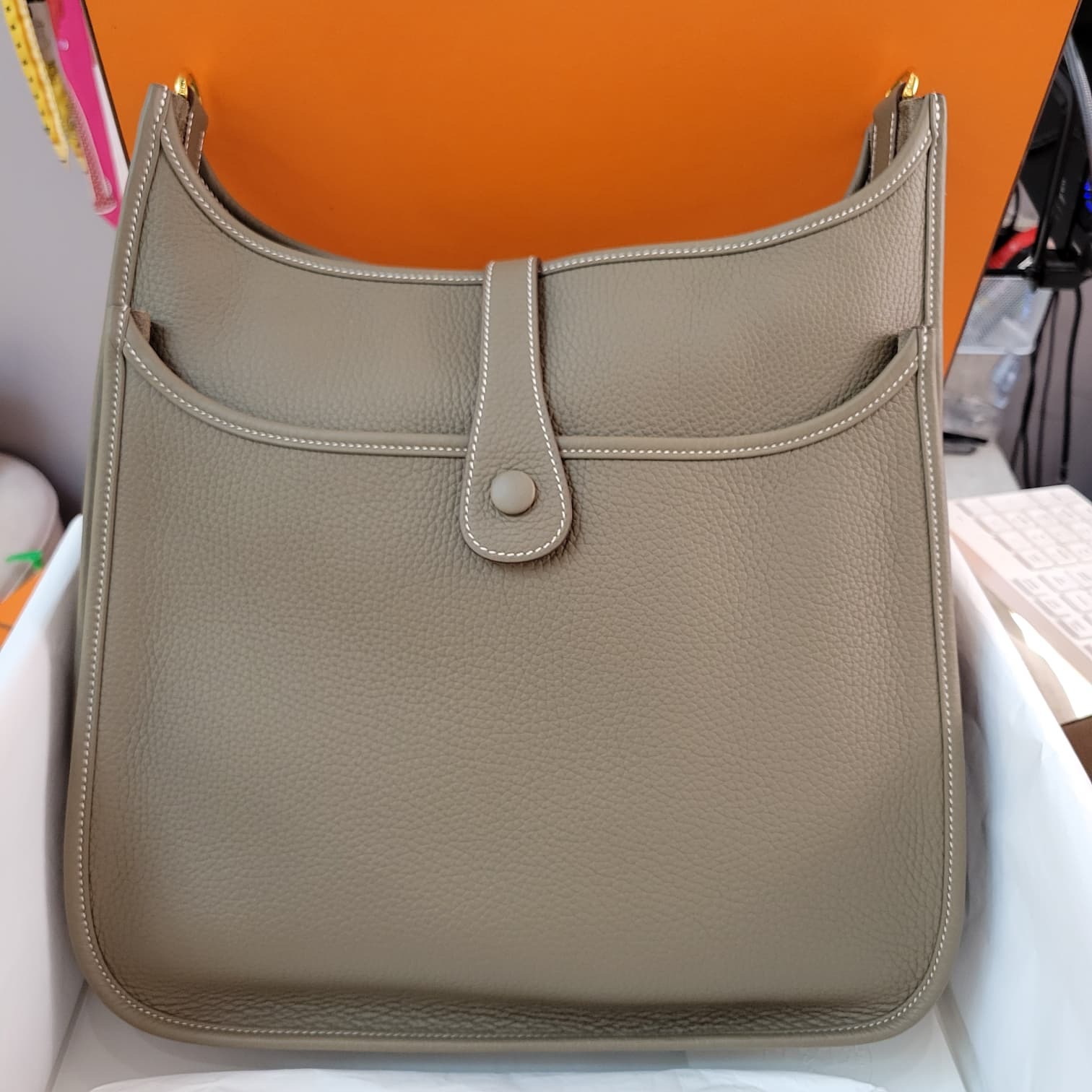 HERMES EVELYNE 33 ETOUPE CC