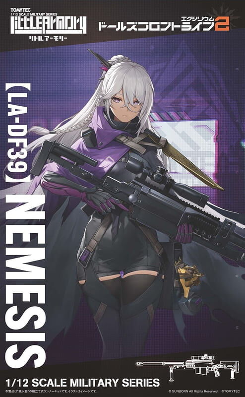 預購27/02 TOMYTEC 代理版 組裝模型 1/12 迷你武裝 LA-DF39 少女前線2 納美西絲