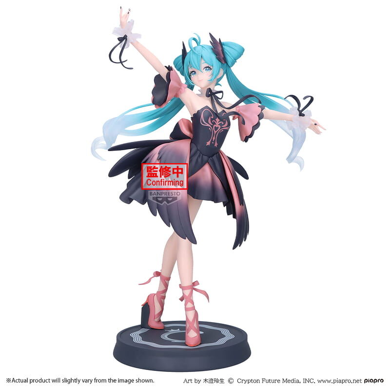 預購27/03 BP 代理版 景品 初音未來 EVOLVE 芭蕾舞 天鵝湖 黑天鵝Ver.