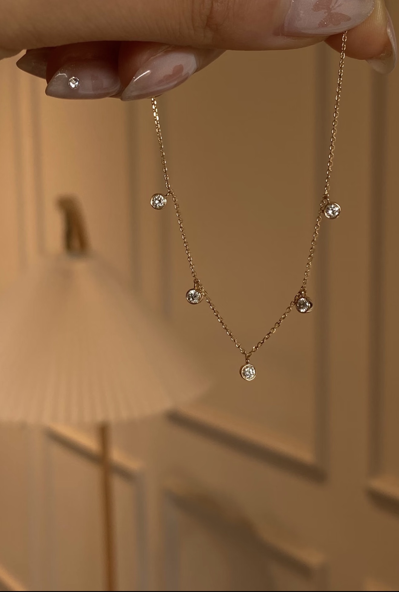 【直播】MD101428 小掛鑽款｜0.07ct｜培育鑽手鏈