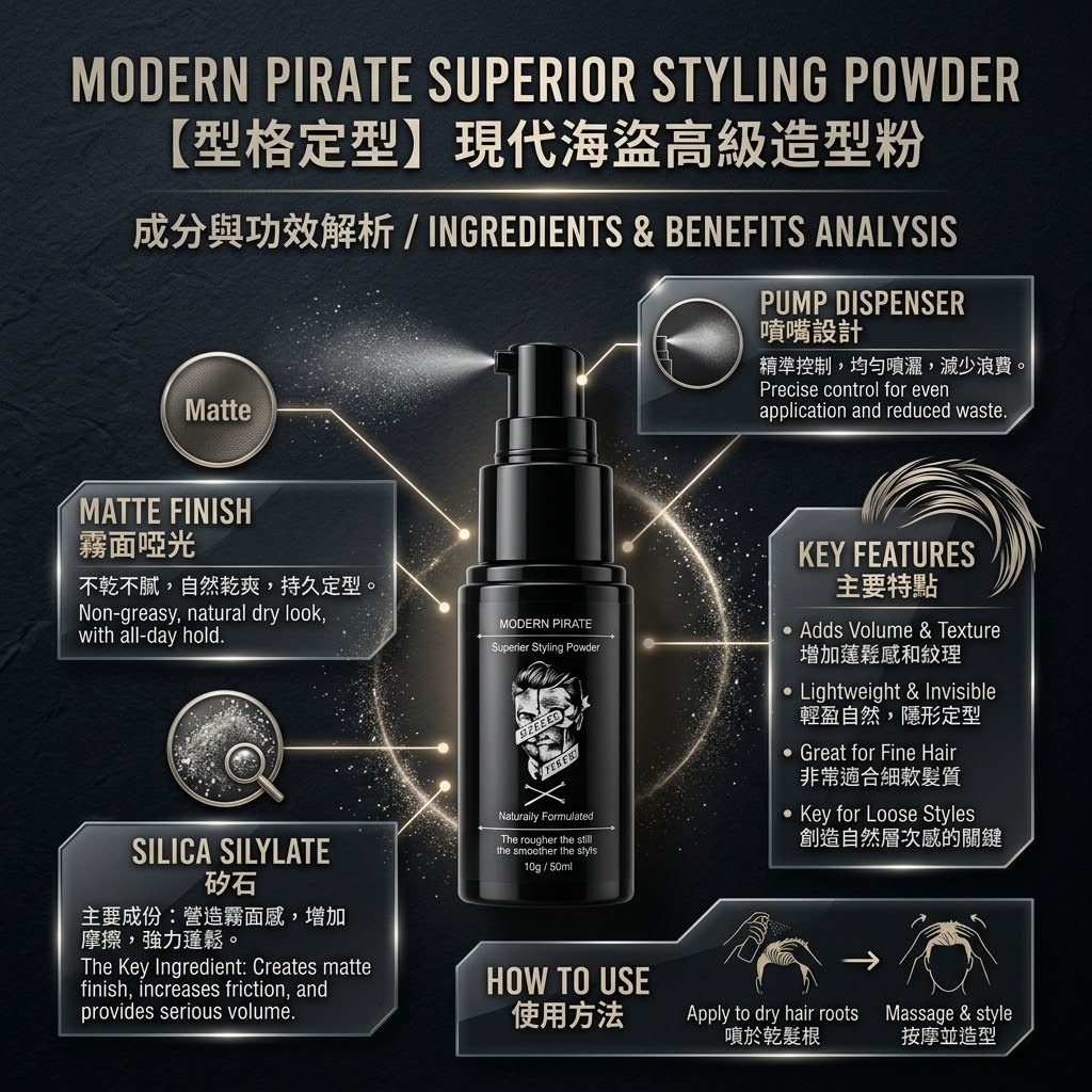 MODERN PIRATE Superior Styling Powder
