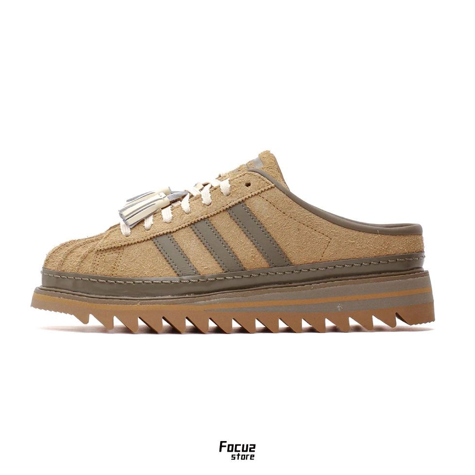 【Focus Store】預購 CLOT x Adidas Originals Sawsmooth Mule "Cardboard" 紙板色 穆勒鞋 KJ0275