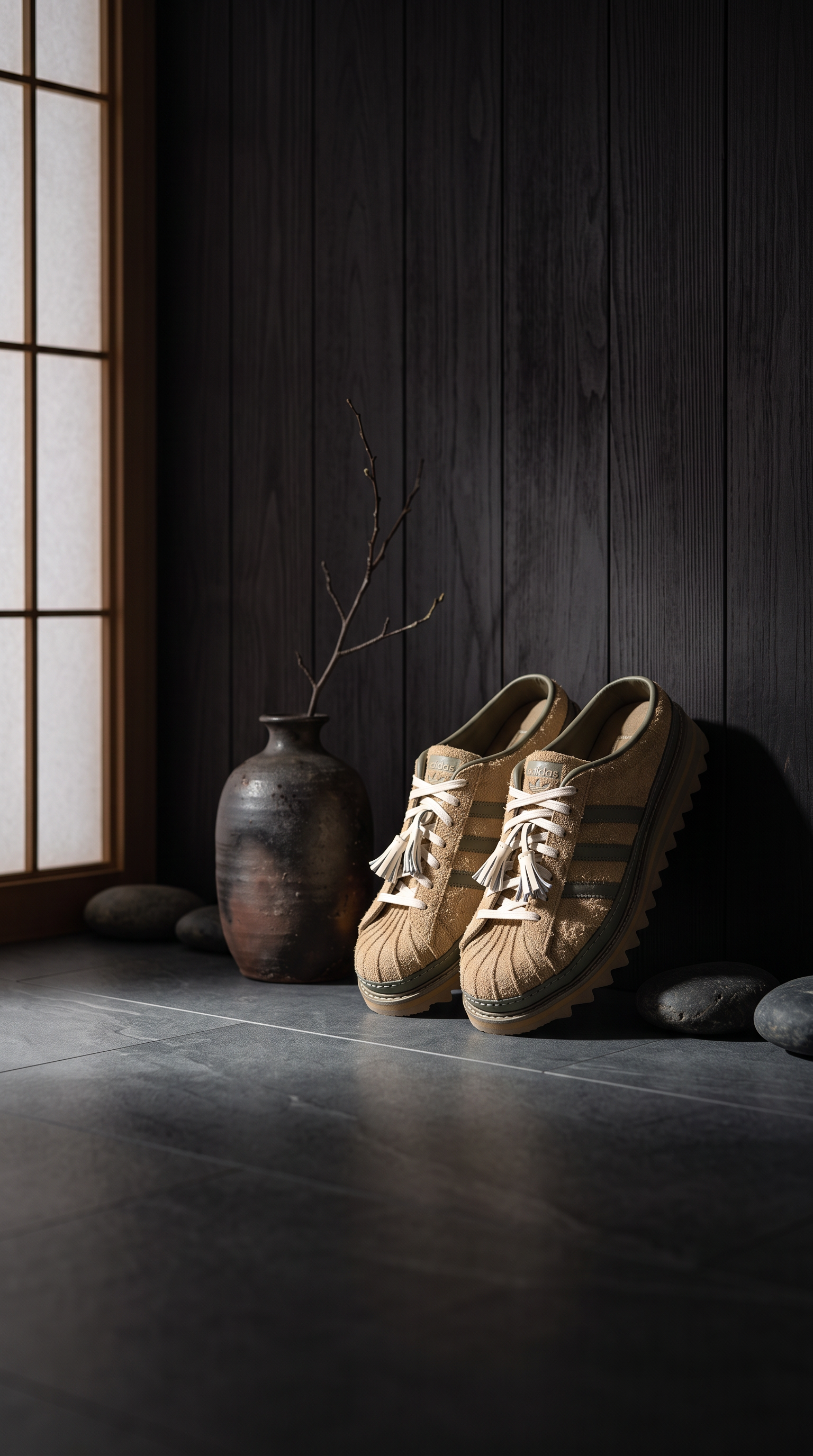 【Focus Store】預購 CLOT x Adidas Originals Sawsmooth Mule "Cardboard" 紙板色 穆勒鞋 KJ0275