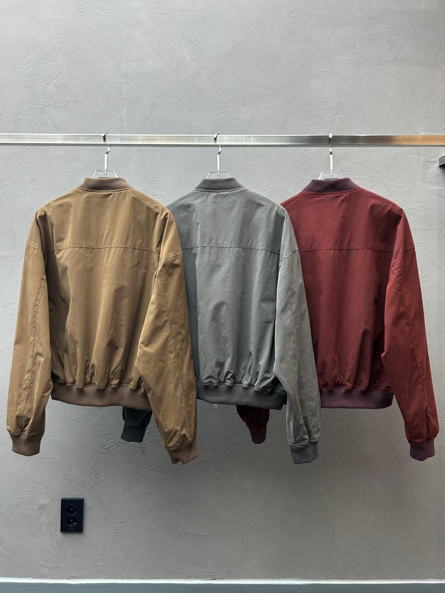 淨色拉鍊外套 Hestory-150JK