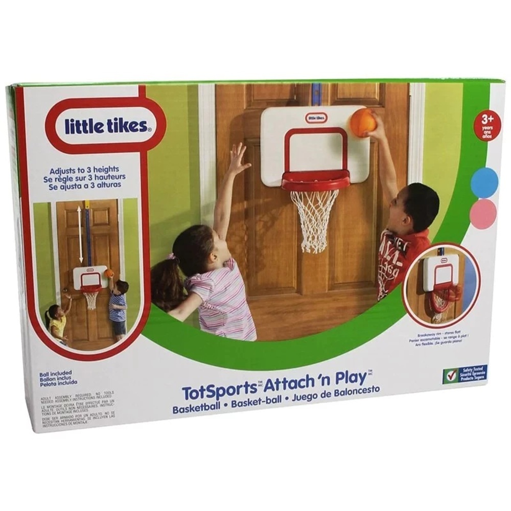 【Little Tikes 小泰克】門掛式可調籃球架 strc
