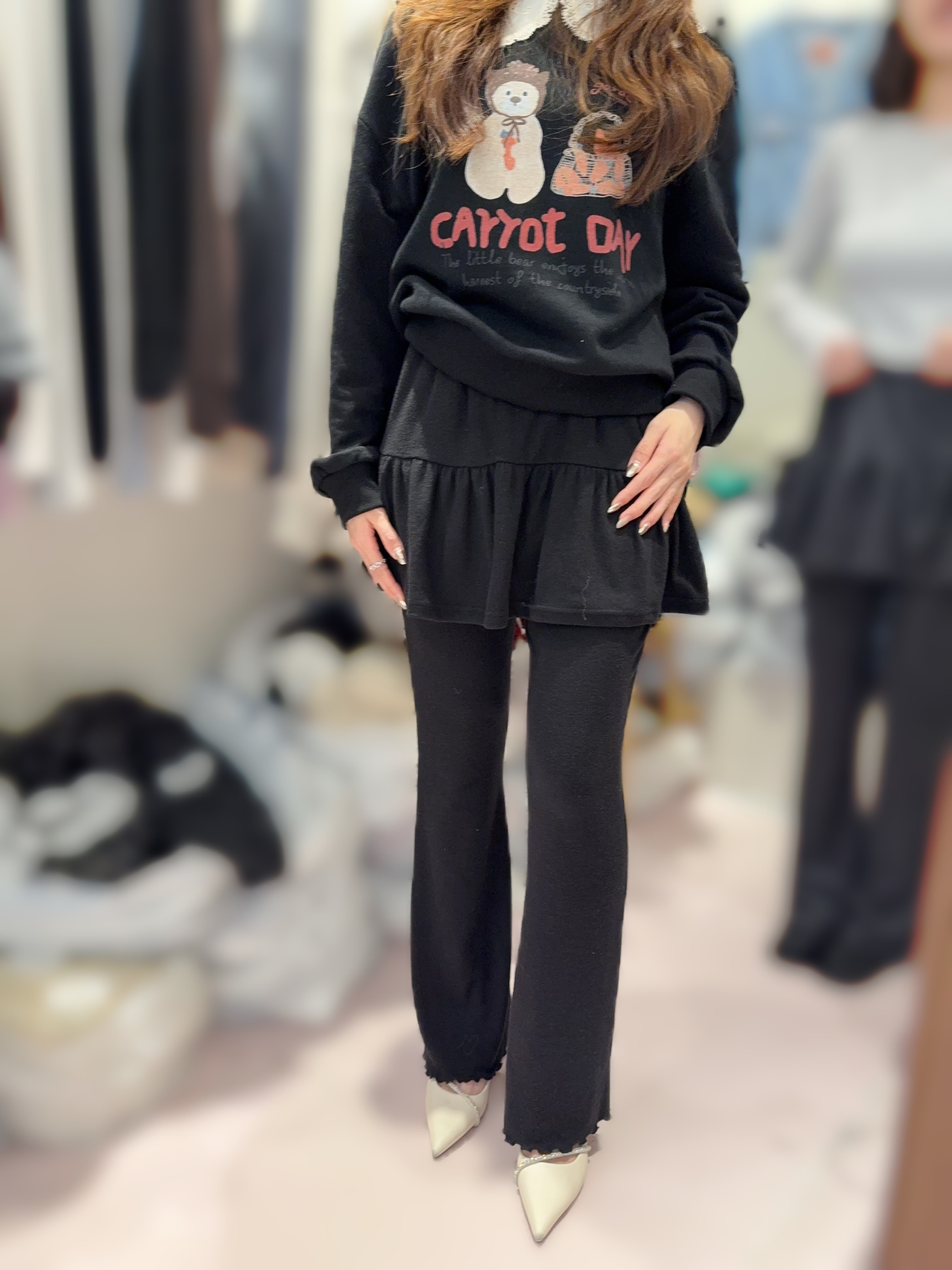 BE48    羊毛20% 橡根褲  腰26-32 長41 $489