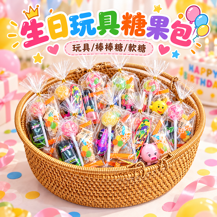 生日玩具糖果包