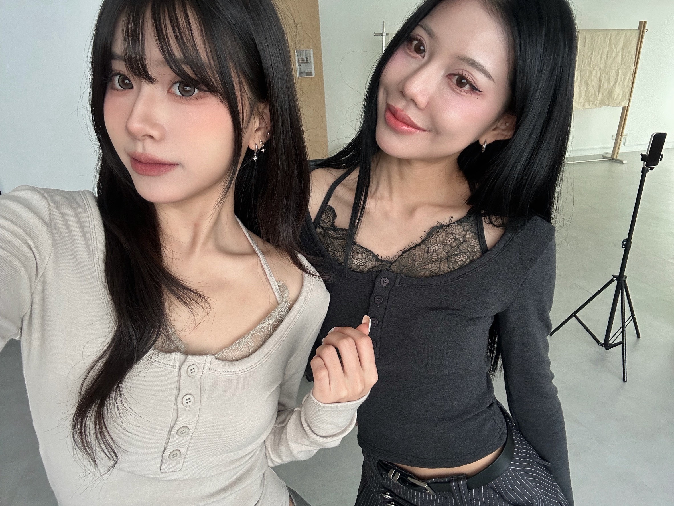 蕾絲掛脖純欲小衫