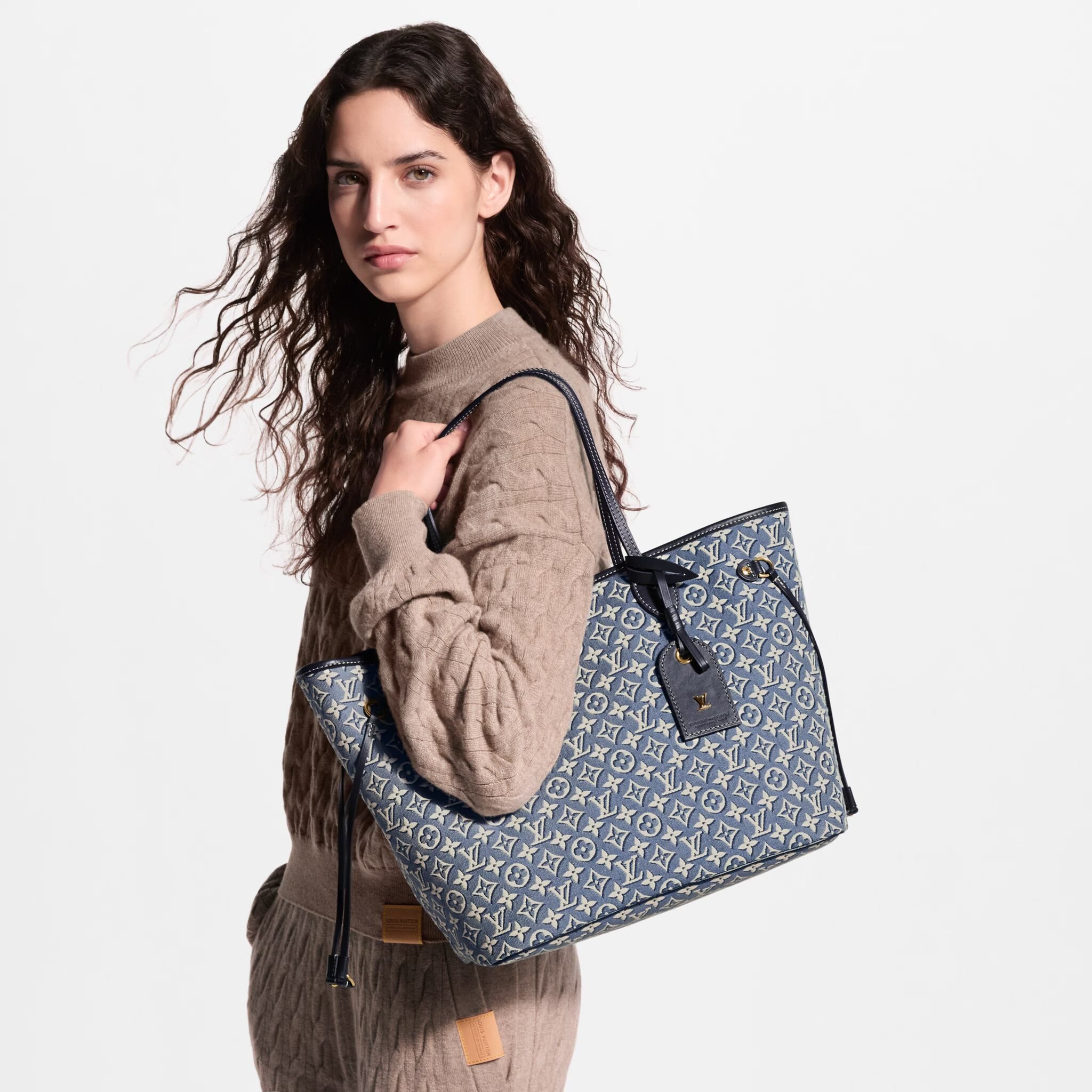 LV Neverfull MM 全新 Monogram Emblème