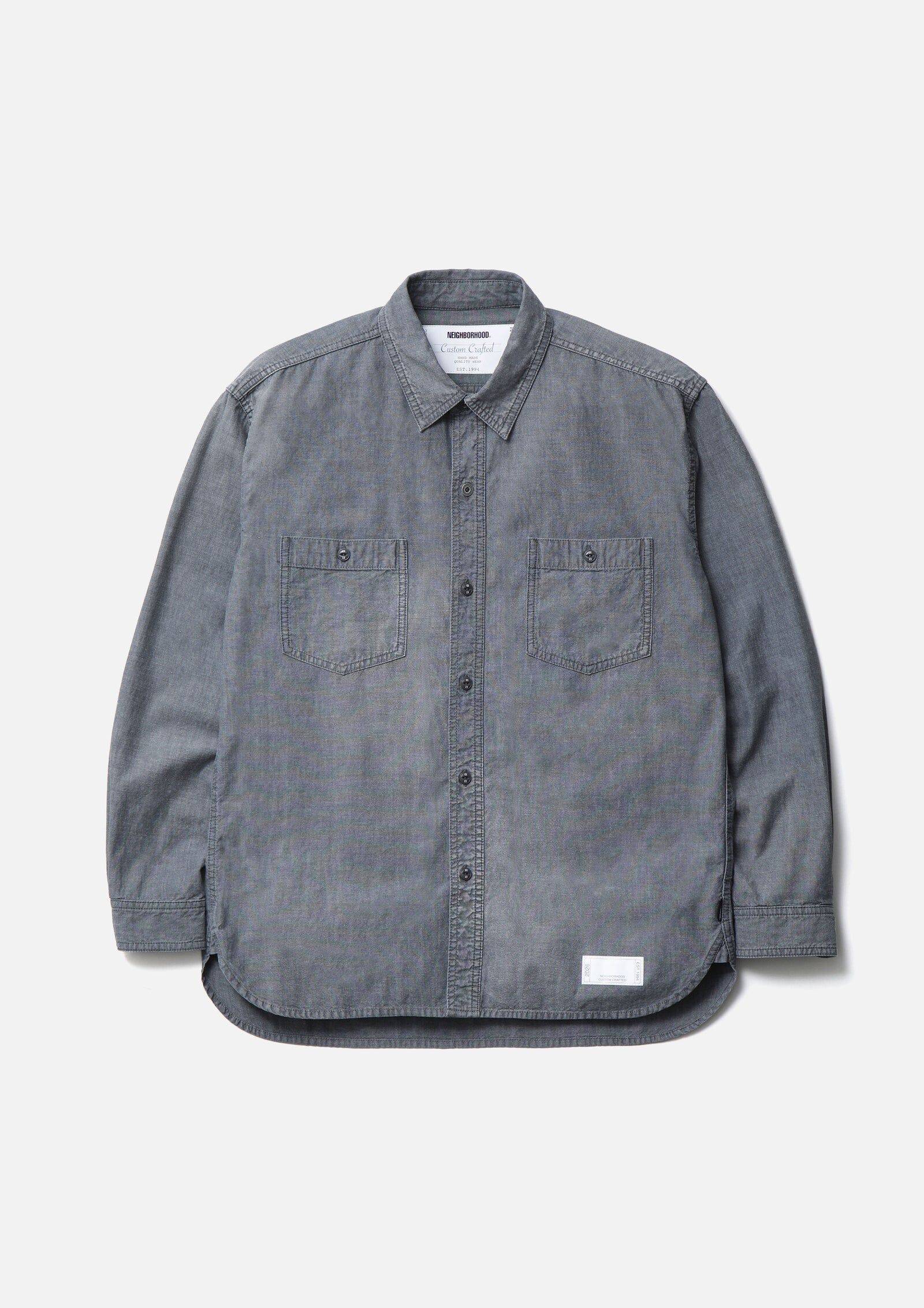『代購商品』2026AW NEIGHBORHOOD NBHD WASHED CHAMBRAY SHIRT LS 襯衫 262AQNH-SHM03