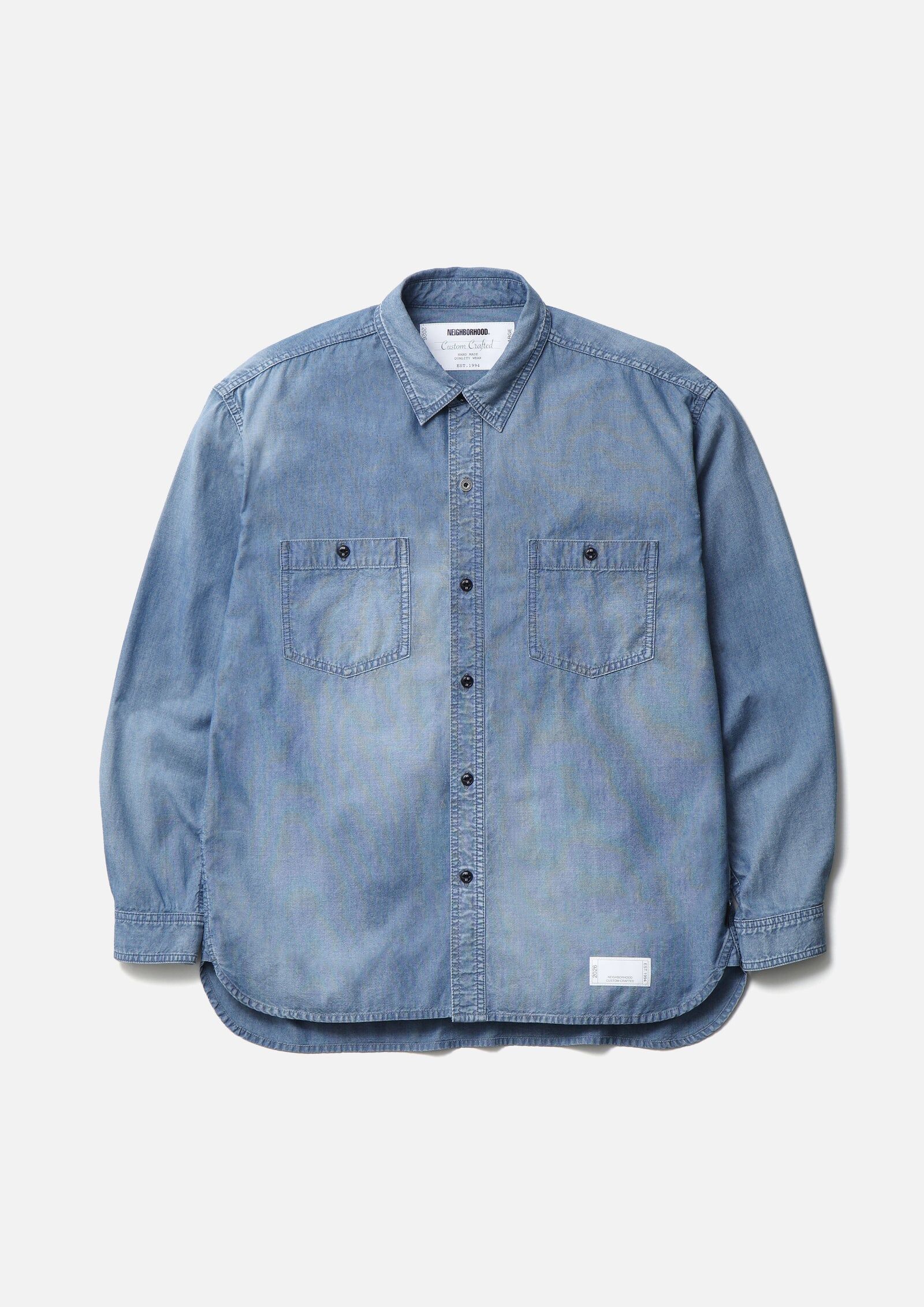 『代購商品』2026AW NEIGHBORHOOD NBHD WASHED CHAMBRAY SHIRT LS 襯衫 262AQNH-SHM03