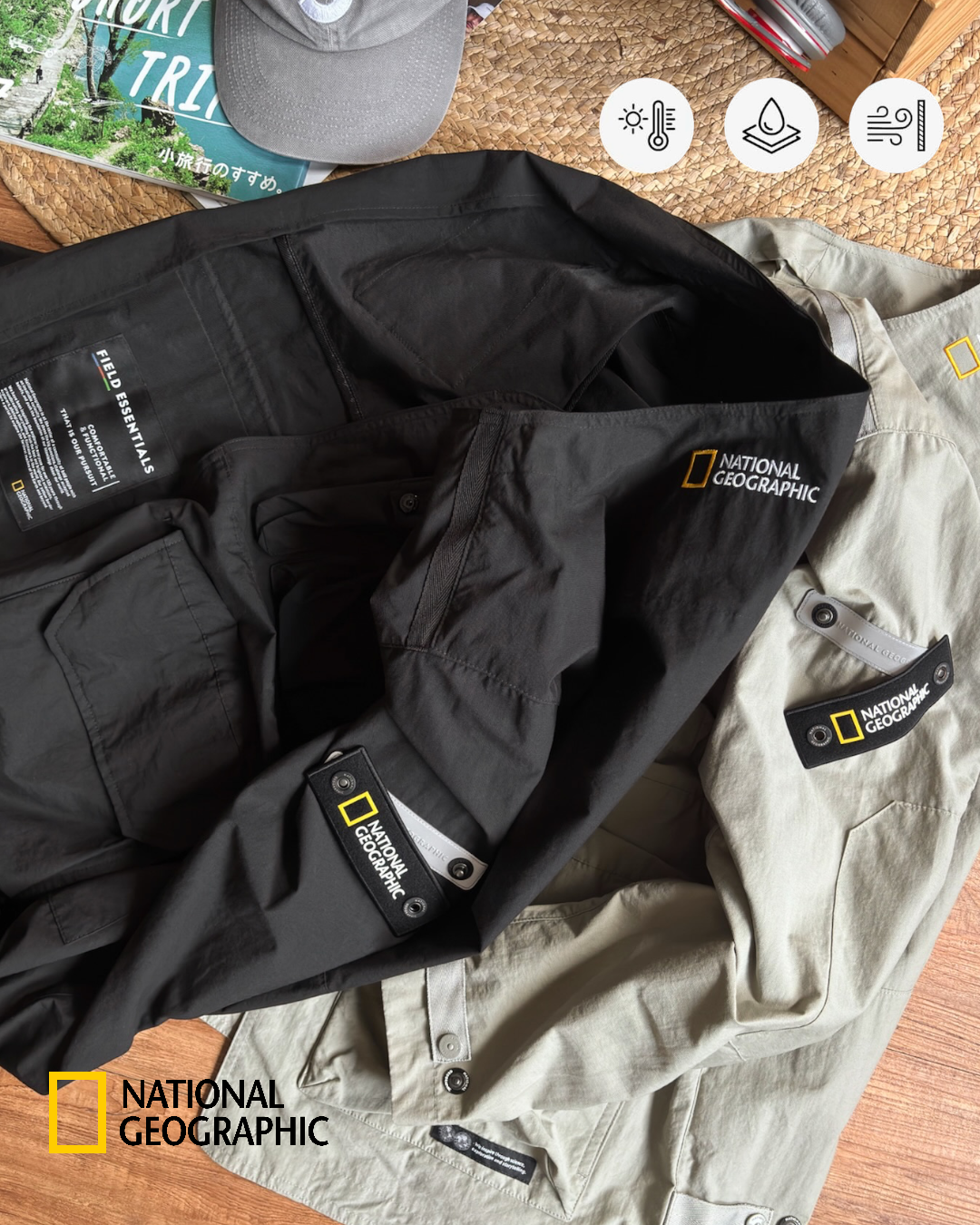 ⛰️National Geographic  無領機能 戰術外套