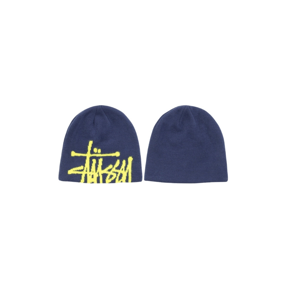 Stussy Brushed Out Basic Skullcap 刷毛Logo毛帽