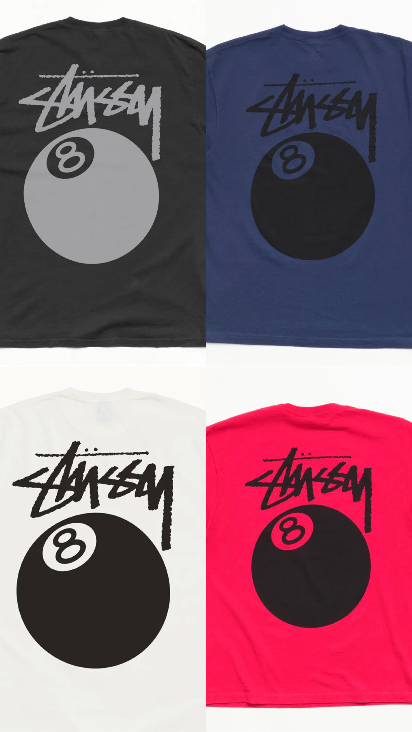 1905022 Stussy 8號球 8ball Tee Pigment Dyed 8號球