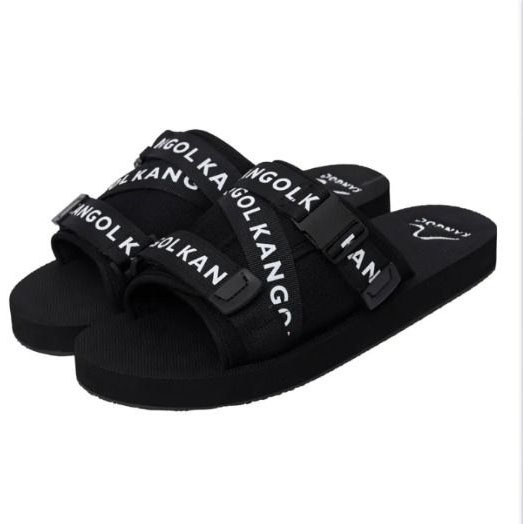 【KANGOL】男款戶外拖鞋｜可調鞋面・防水防滑｜3色-61251625