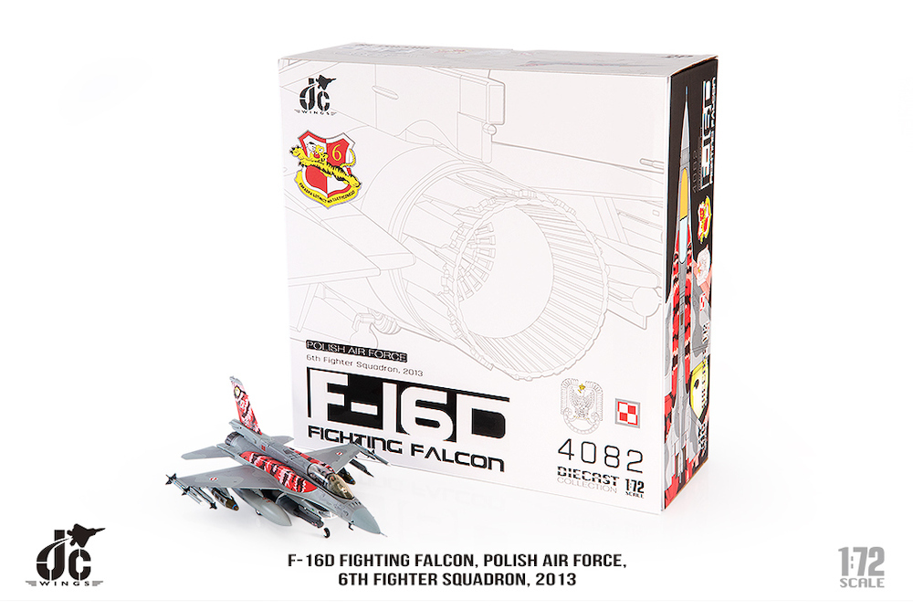 1/72 F-16D 戰隼戰鬥機，波蘭空軍第6戰鬥機中隊，2013年