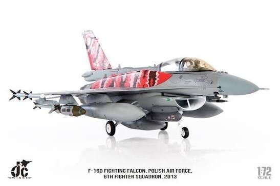 1/72 F-16D 戰隼戰鬥機，波蘭空軍第6戰鬥機中隊，2013年
