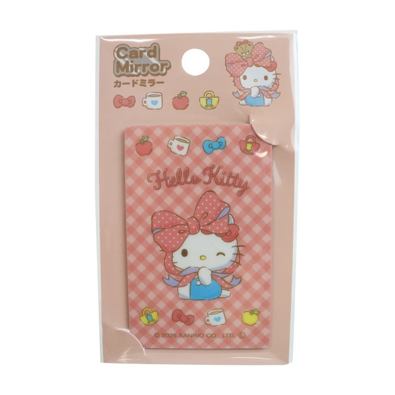 卡片式鏡子/Hello Kitty 鏡面5.3×8.3cm