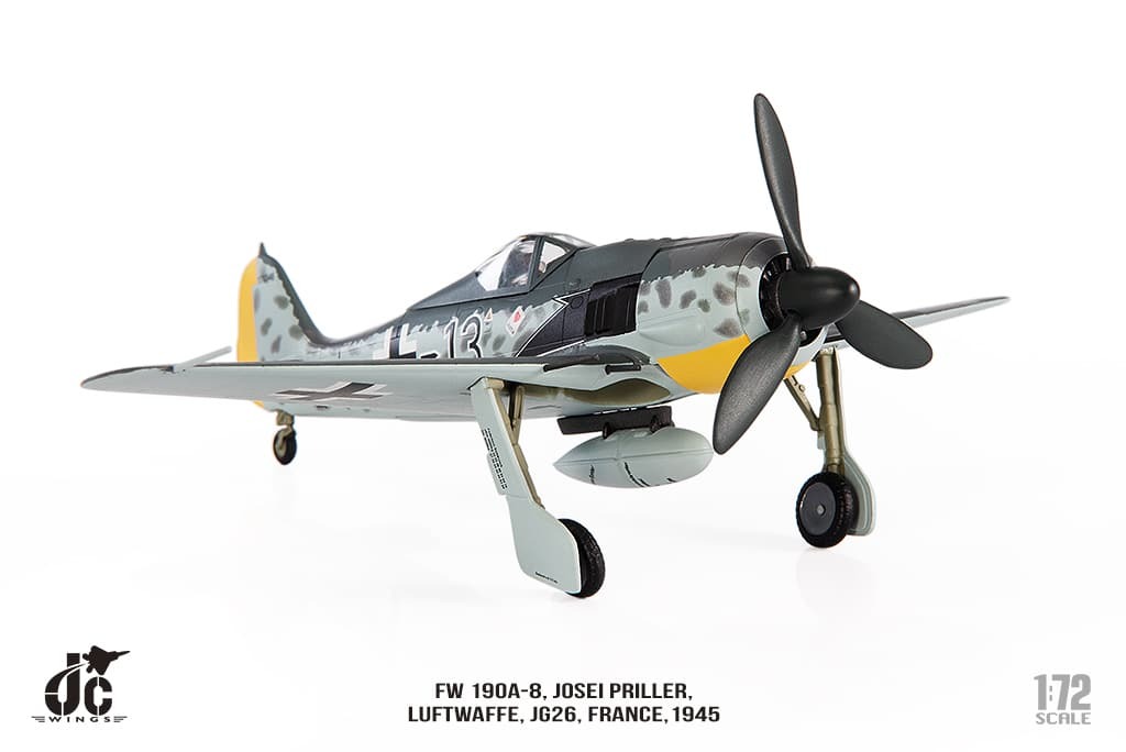 1/72 Fw 190A-8 戰鬥機，德國空軍 JG26 聯隊，法國，1945年